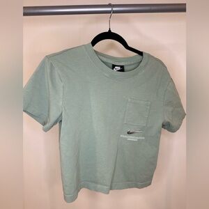 Nike Sage Green Crop Top